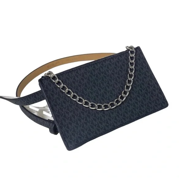 Michael kors signature logo belt bag on sale